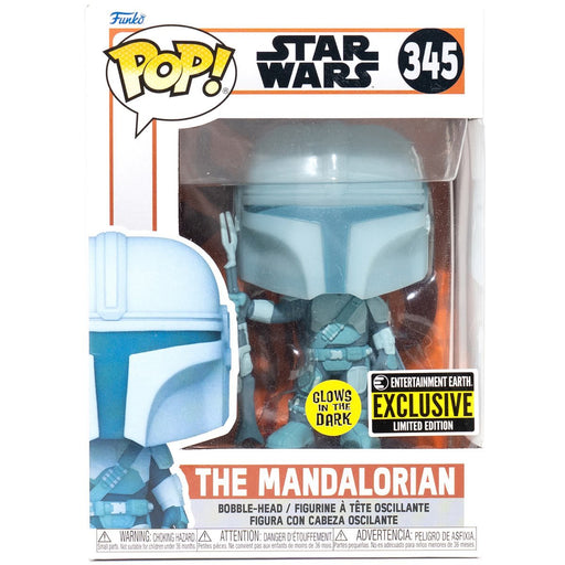 Star Wars: The Mandalorian Hologram Glow-in-the-Dark Pop! Vinyl Figure - Exclusive - Action & Toy Figures -  Funko Pop!