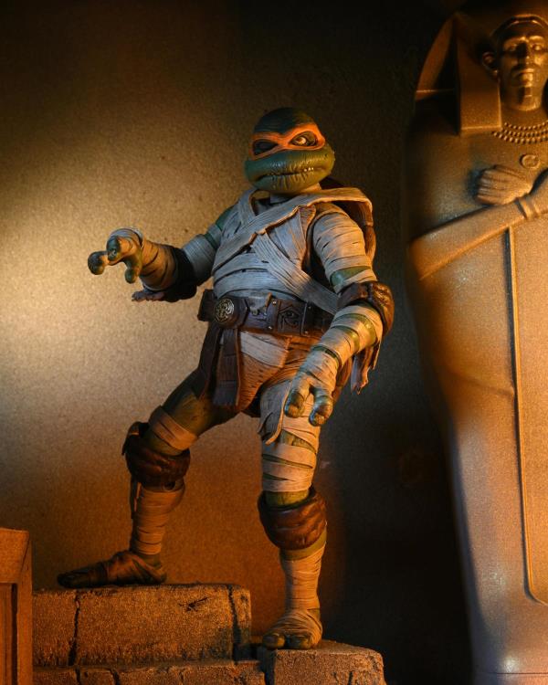 Universal Monsters x Teenage Mutant Ninja Turtles Ultimate Michelangelo as The Mummy (preorder) - Action & Toy Figures -  Neca