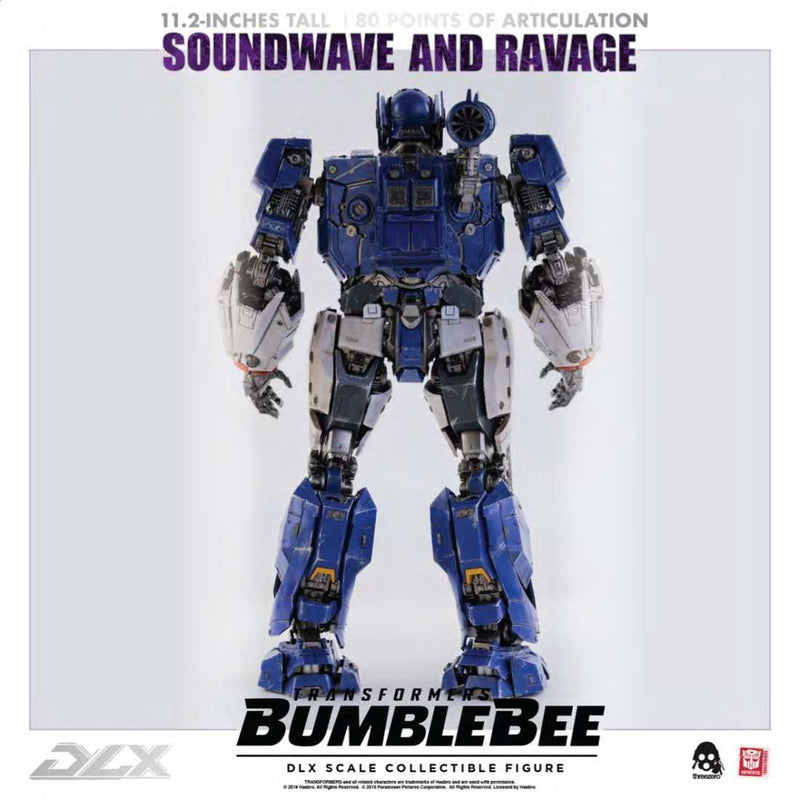 Threezero Soundwave and Ravage Bumblebee DLX Scale Collectible Series - Toy Snowman