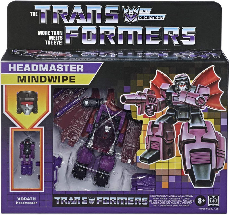 Transformers 2021 Modern Figure in Retro Packaging Decepticon Headmaster SET of 3 - Collectables > Action Figures > toys -  Hasbro