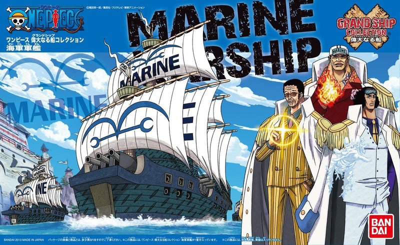 One Piece Grand Ship Collection  MARINE WARSHIP Model Kit - Collectables > Action Figures > toys -  Bandai