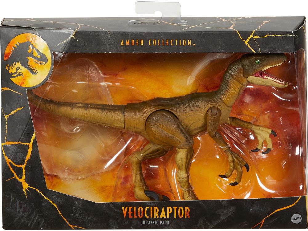 Jurassic Park Amber Collection Velociraptor — Toy Snowman