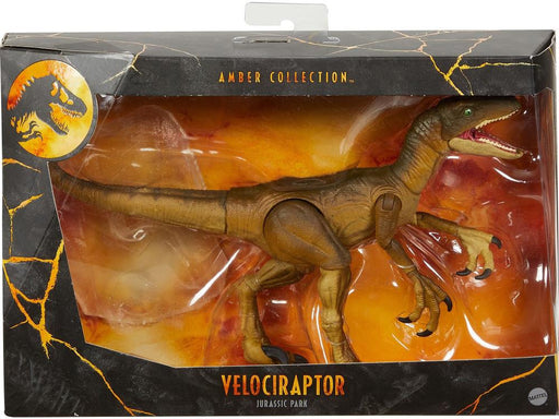 Jurassic Park Amber Collection Velociraptor - Action & Toy Figures -  mattel