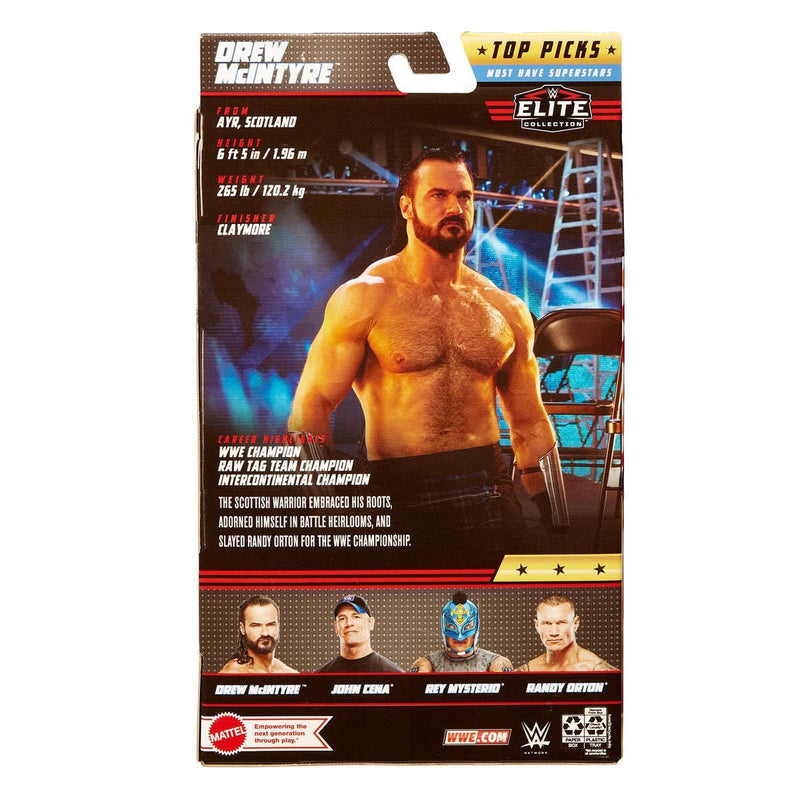WWE Top Picks 2022 Wave 3 Drew McIntyre Elite Action Figure - Action & Toy Figures -  mattel