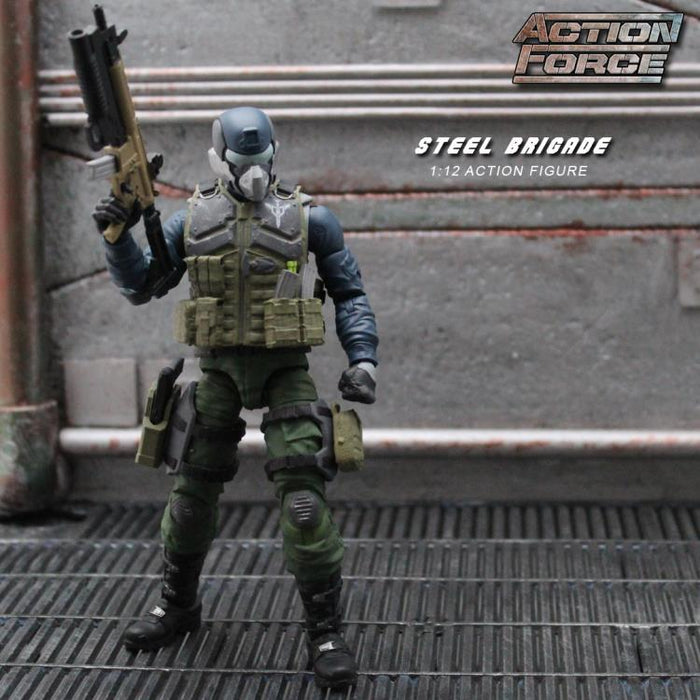 Action Force Steel Brigade 1/12 Scale Figure - Reissue - (Preorder) - Action & Toy Figures -  VALAVERSE