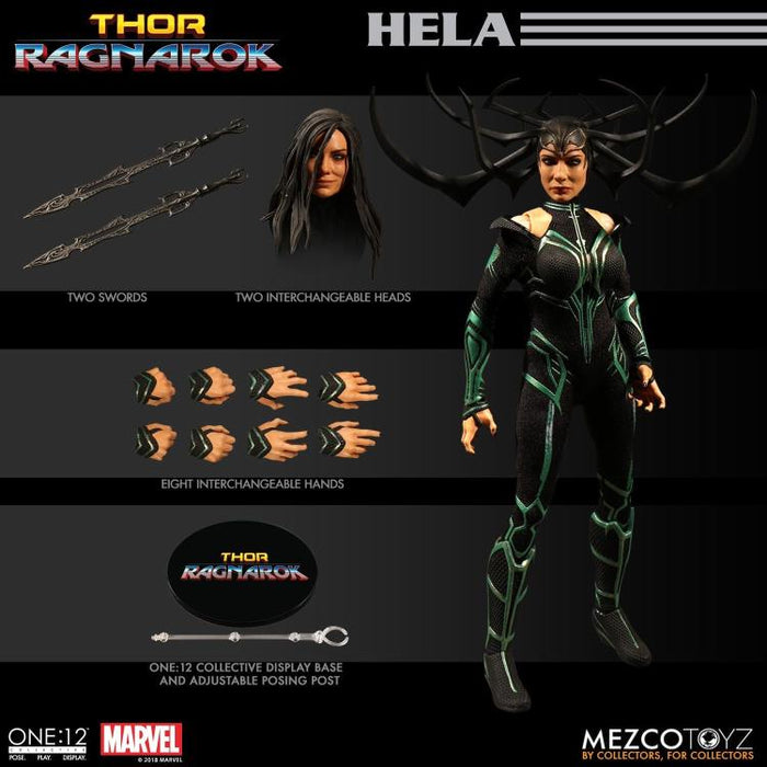 Thor: Ragnarok One:12 Collective Hela - Action & Toy Figures -  MEZCO TOYS