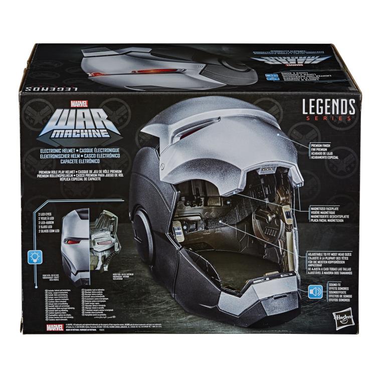 War Machine Life-size Premium Electronic Helmet Marvel Legends warmachine - Gear -  Hasbro