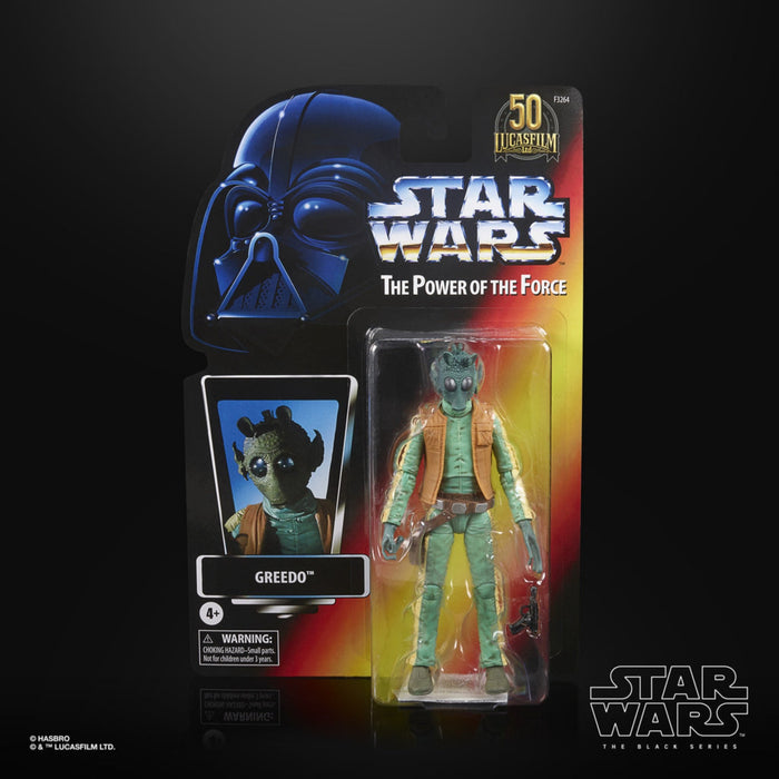 Star Wars: The Black Series (power of the force)  Retro Greedo - Action & Toy Figures -  Hasbro