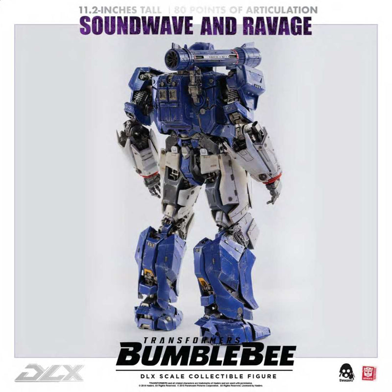 Threezero Soundwave and Ravage Bumblebee DLX Scale Collectible Series - Toy Snowman