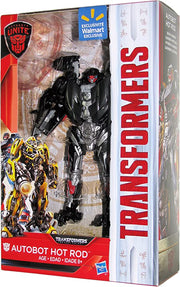 Transformers The Last Knight Autobots Unite Deluxe Class Autobot Hot Rod - Exclusive - Collectables > Action Figures > toys -  Hasbro