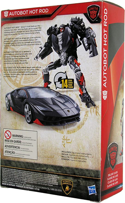 Transformers The Last Knight Autobots Unite Deluxe Class Autobot Hot Rod - Exclusive - Collectables > Action Figures > toys -  Hasbro