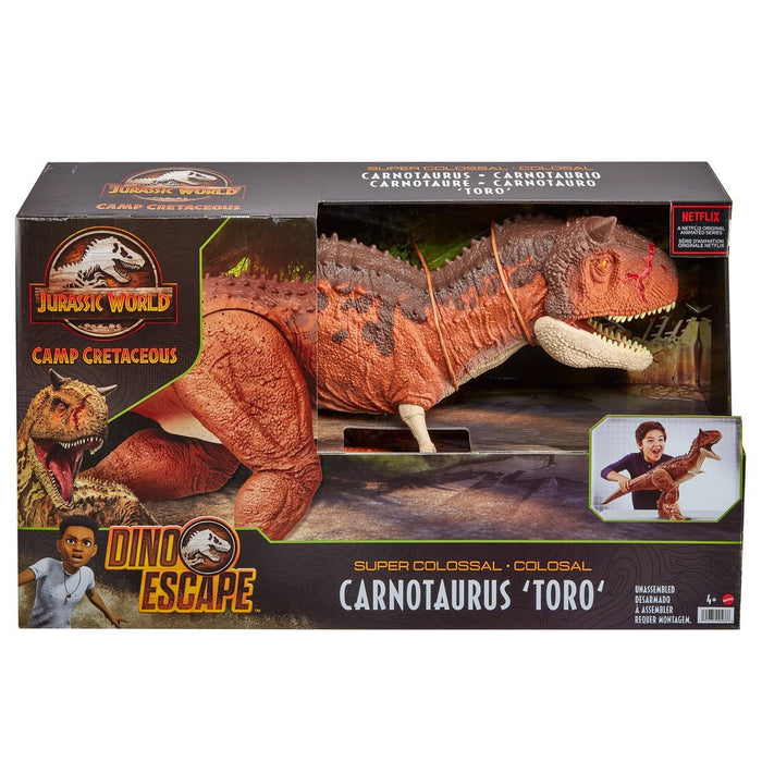 Jurassic World Super Colossal Carnotaurus Toro Action Figure - Action & Toy Figures -  mattel