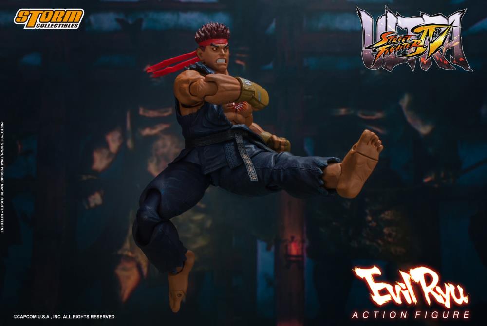storm collectibles Ultra Street Fighter IV Evil Ryu 1/12 Scale Figure - Action & Toy Figures -  Storm Collectibles