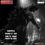Godzilla (1954) Kaiju Collective Godzilla - Black & White (preorder) -  -  MEZCO TOYS