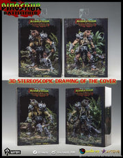 Dinosaur Battlefield Carnotaurus Warrior Veteran - Green - 1/12 Scale Figure (preorder) - Collectables > Action Figures > toys -  AxyToys