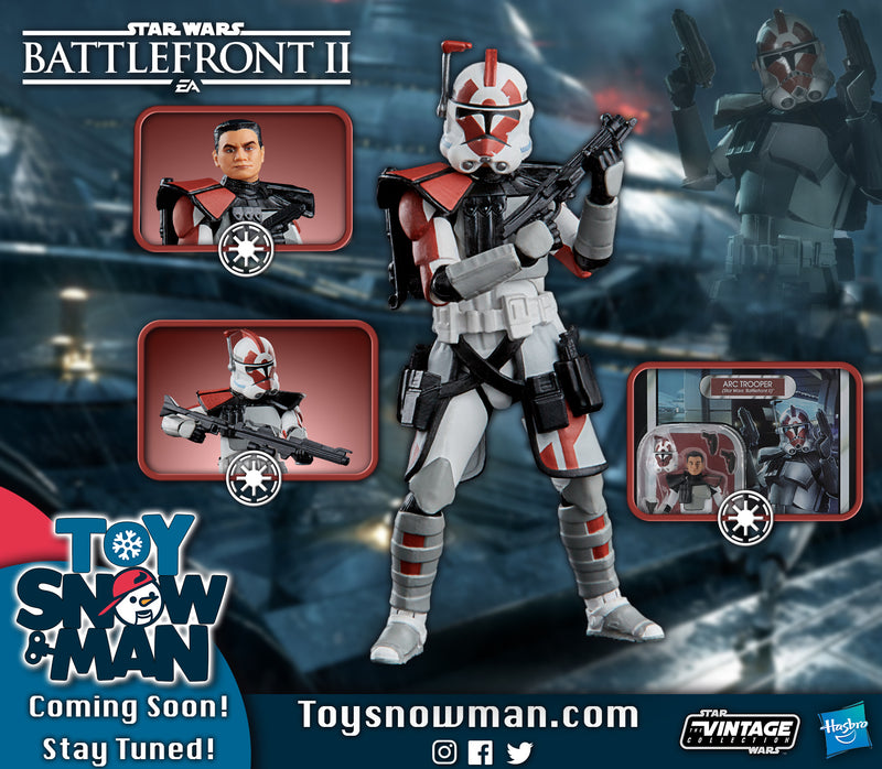 Star Wars The Vintage Collection Gaming Greats ARC Trooper (Star Wars Battlefront II) (preorder) - Action & Toy Figures -  Hasbro