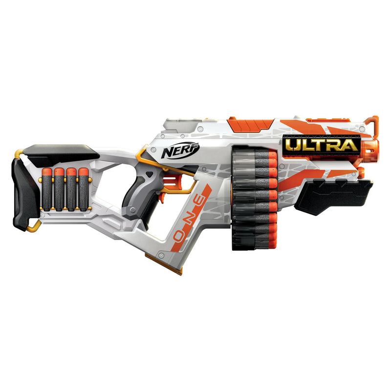 Nerf Ultra One Motorized Blaster -- High Capacity Drum - Toy Snowman