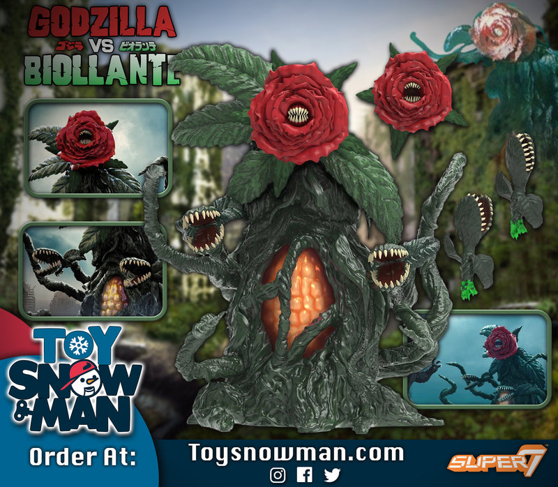 Toho Ultimates - Godzilla Vs Biollante - Biollante Toy Snowman Toho Ultimates - Godzilla Vs Biollante - Biollante Toy Snowman