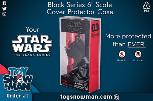 Black series 6" scale Cover Protector Case cases - accessory -  Toy Snowman