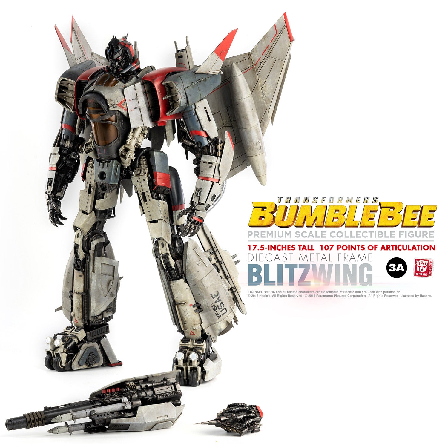Blitzwing - Transformers Bumblebee - Premium Scale — Toy Snowman