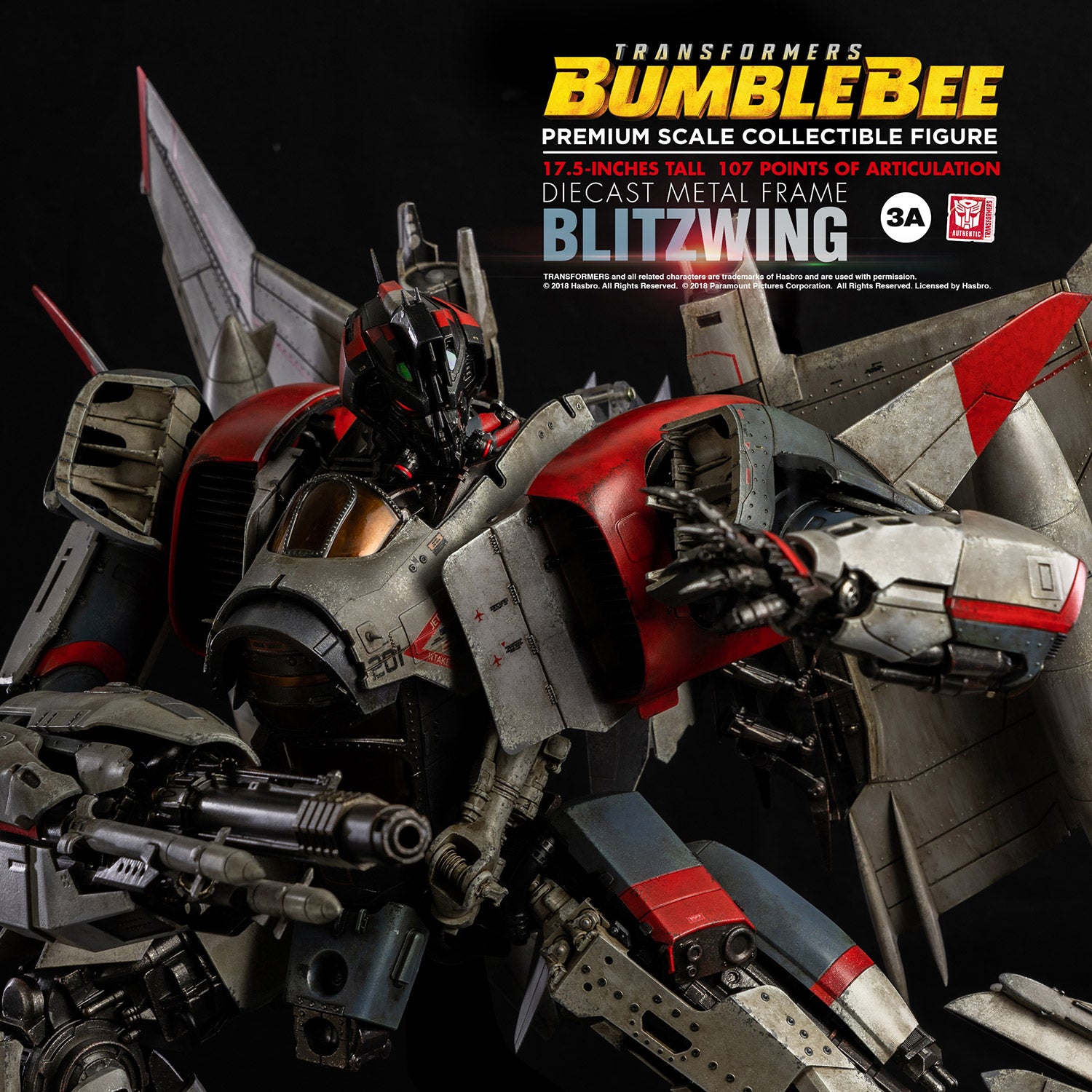 Blitzwing - Transformers Bumblebee - Premium Scale — Toy Snowman