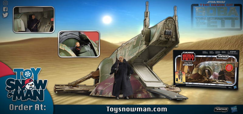 Star Wars The Vintage Collection Boba Fett’s Starship - Slave 1 (preorder ETA Q1) - Action & Toy Figures -  Hasbro