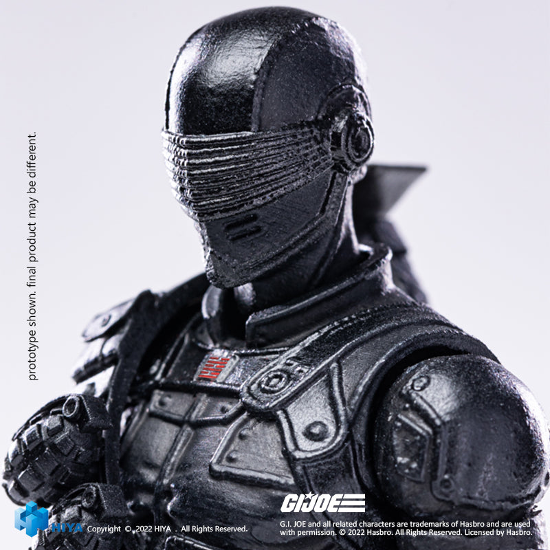 HIYA Exquisite Mini Series 1/18 Scale 4 Inch G.I.Joe Snake Eyes