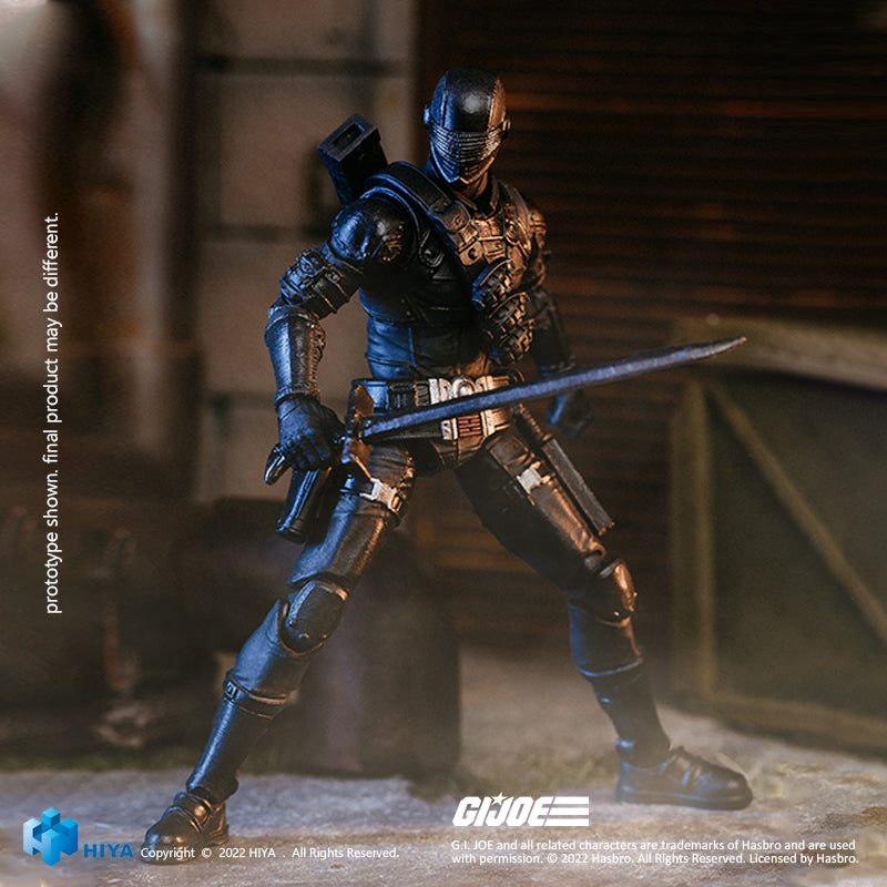 HIYA Exquisite Mini Series 1/18 Scale 4 Inch G.I.Joe Snake Eyes Action Figure (preorder Q3) - Collectables > Action Figures > toys -  HIYA TOYS