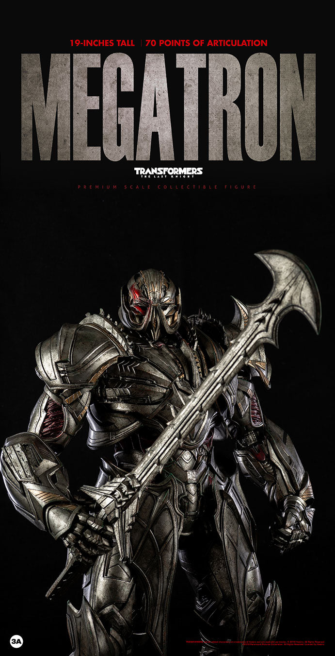 Threezero MEGATRON TRANSFORMERS THE LAST KNIGHT PREMIUM SCALE FIGURE - Toy Snowman