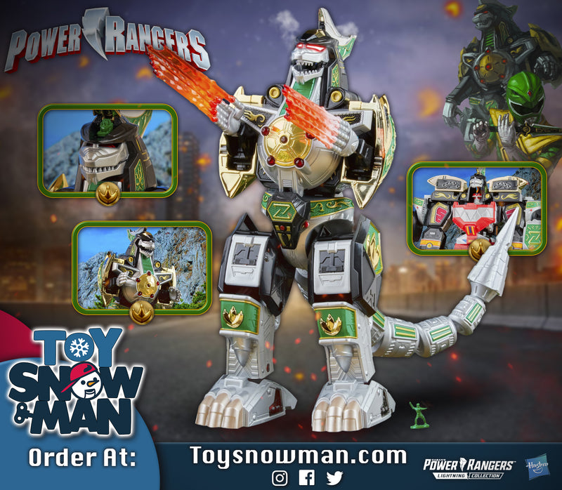 Hasbro Power Rangers Lightning Collection Zord Ascension Project Mighty Morphin Dragonzord (preorder) - Action & Toy Figures -  Hasbro