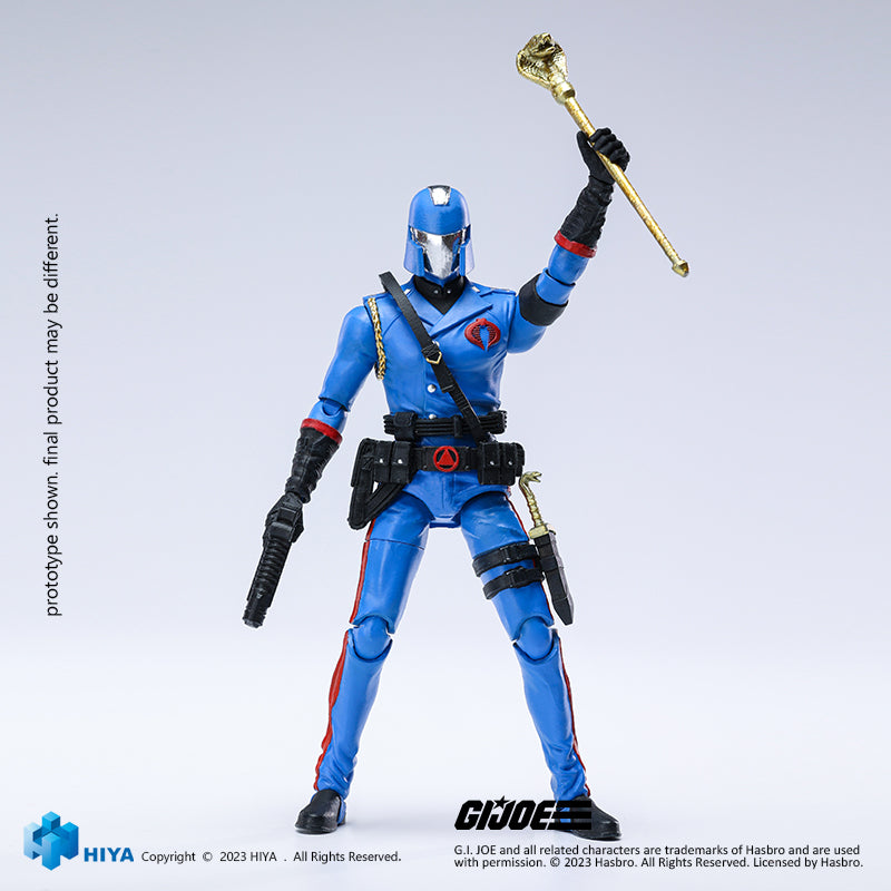 HIYA Exquisite Mini Series 1/18 Scale 4 Inch G.I.JOE Cobra Commander Action Figure (preorder Q4) - Collectables > Action Figures > toys -  HIYA TOYS