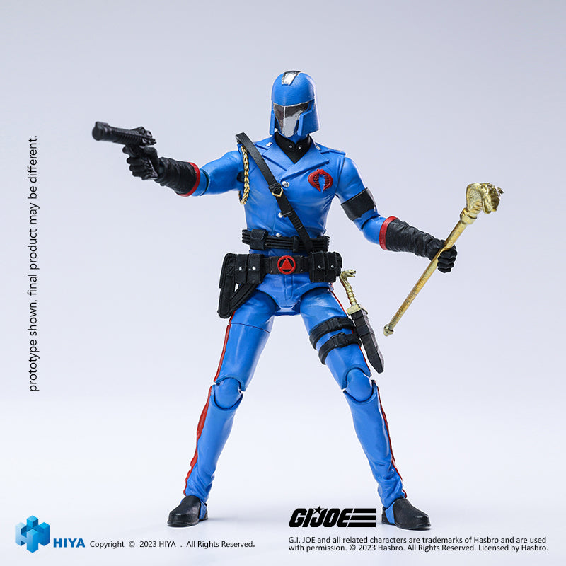 HIYA Exquisite Mini Series 1/18 Scale 4 Inch G.I.JOE Cobra Commander Action Figure (preorder Q4) - Collectables > Action Figures > toys -  HIYA TOYS