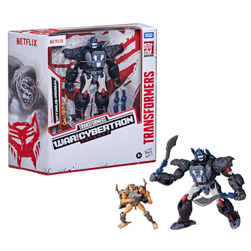 Transformers War for Cybertron - Netflix - Optimus Primal and Rattrap - Exclusive - Action & Toy Figures -  Hasbro