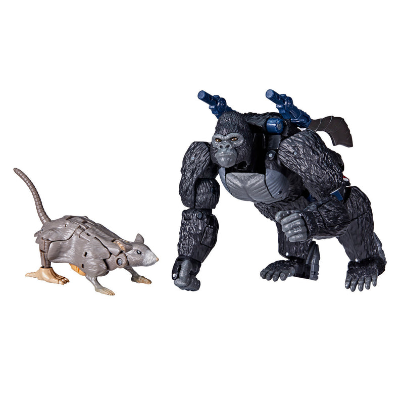 Transformers War for Cybertron - Netflix - Optimus Primal and Rattrap - Exclusive - Action & Toy Figures -  Hasbro