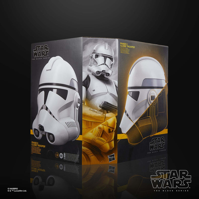 Star Wars The Black Series Phase II Clone Trooper Premium Electronic Helmet   ( Preorder ETA May 2023) - Collectables > Action Figures > toys -  Hasbro