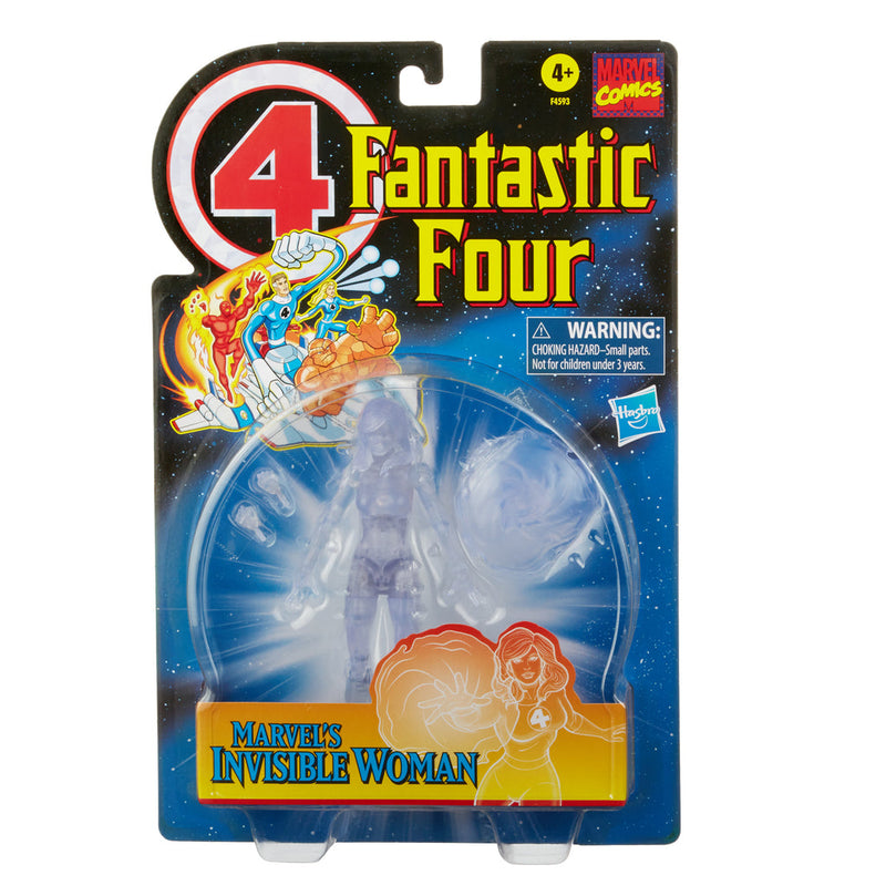 Marvel Legends Series Fantastic Four Retro Marvel’s Invisible Woman - Action & Toy Figures -  Hasbro