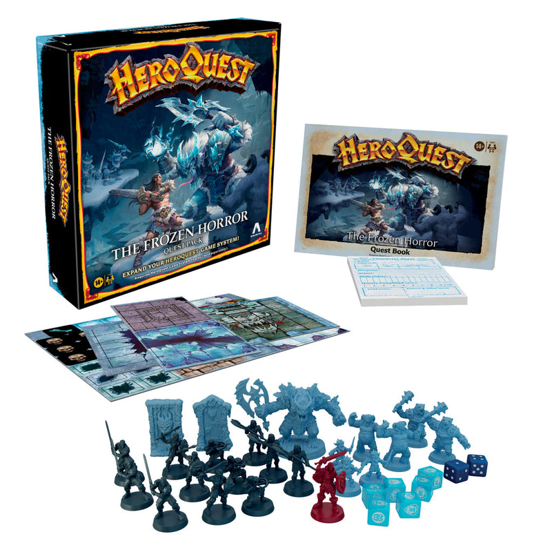 HeroQuest The Frozen Horror Quest Pack Game Expansion (preorder) - Board Games -  Hasbro