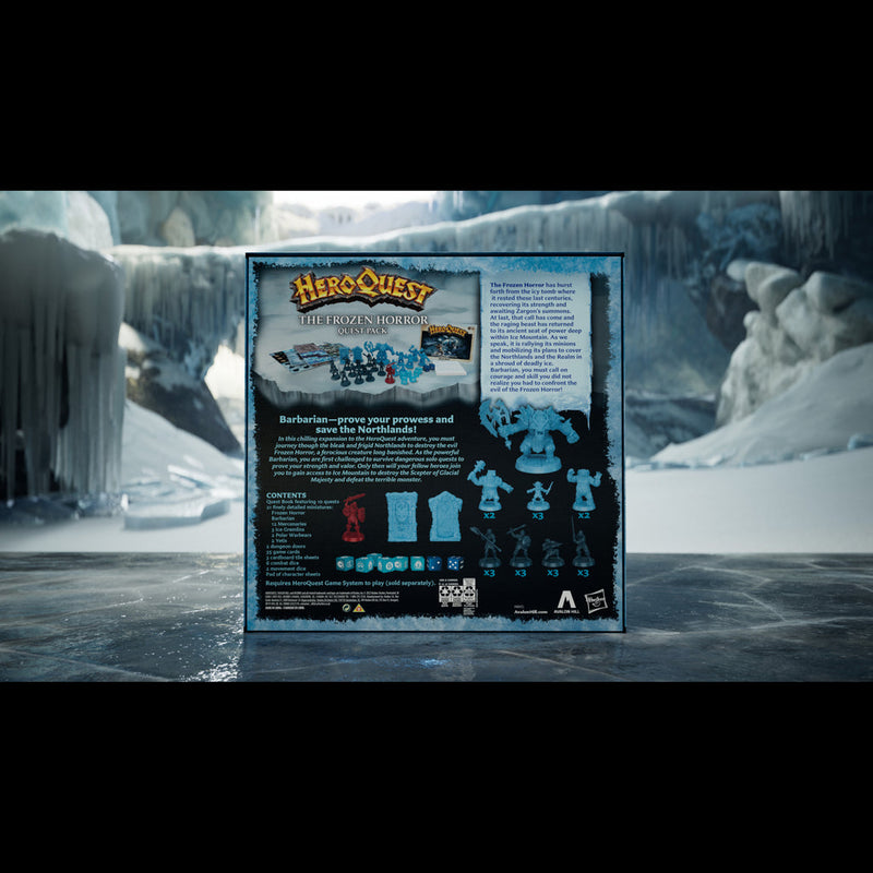 HeroQuest The Frozen Horror Quest Pack Game Expansion (preorder) - Board Games -  Hasbro
