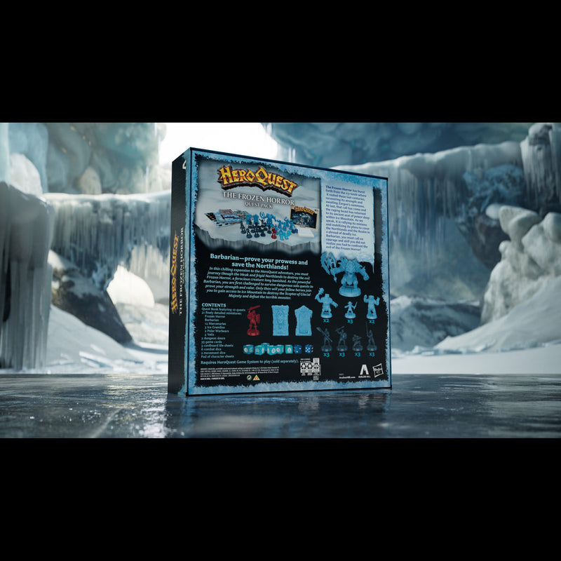 HeroQuest The Frozen Horror Quest Pack Game Expansion (preorder) - Board Games -  Hasbro