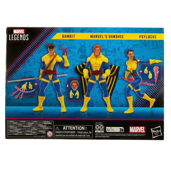 Hasbro Marvel Legends Series: Marvel’s Banshee, Gambit, & Psylocke Figures (Preorder May 2023) - Collectables > Action Figures > toy -  Hasbro
