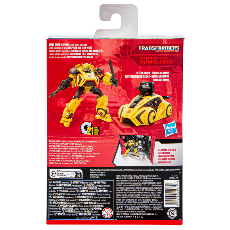 Transformers Studio Series Deluxe 01 Gamer Edition Bumblebee (preorder Q3) -  -  Hasbro