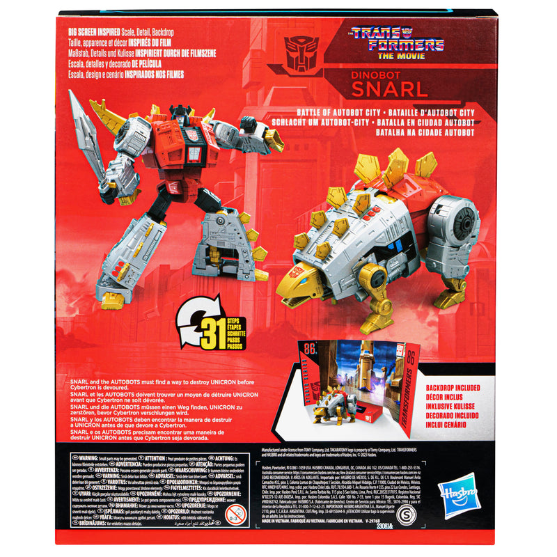 Transformers Studio Series - Leader  - 86-19 Dinobot Snarl (preorder Q3) -  -  Hasbro