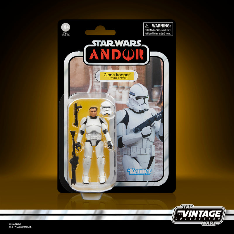Star Wars The Vintage Collection Phase II Clone Trooper - Andor (preorder Q3) - Collectables > Action Figures > toys -  Hasbro