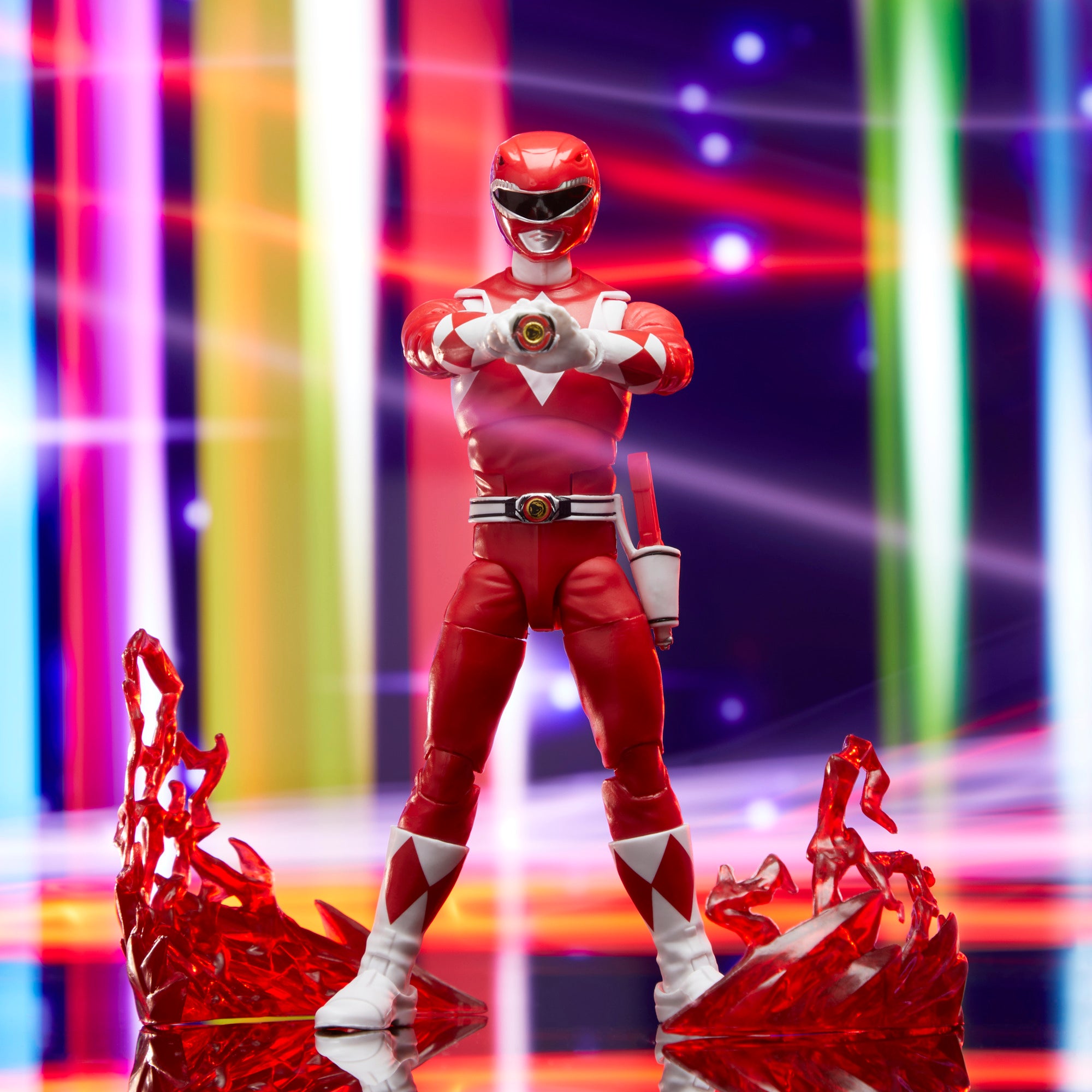 Power Rangers Lightning Collection Remastered Mighty Morphin Red Range ...