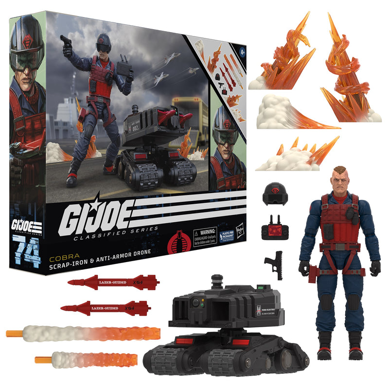 G.I. Joe Classified - Scrap-Iron & Anti-Armor Drone -74 (preorder ETA Aug/sept) - Collectables > Action Figures > toys -  Hasbro