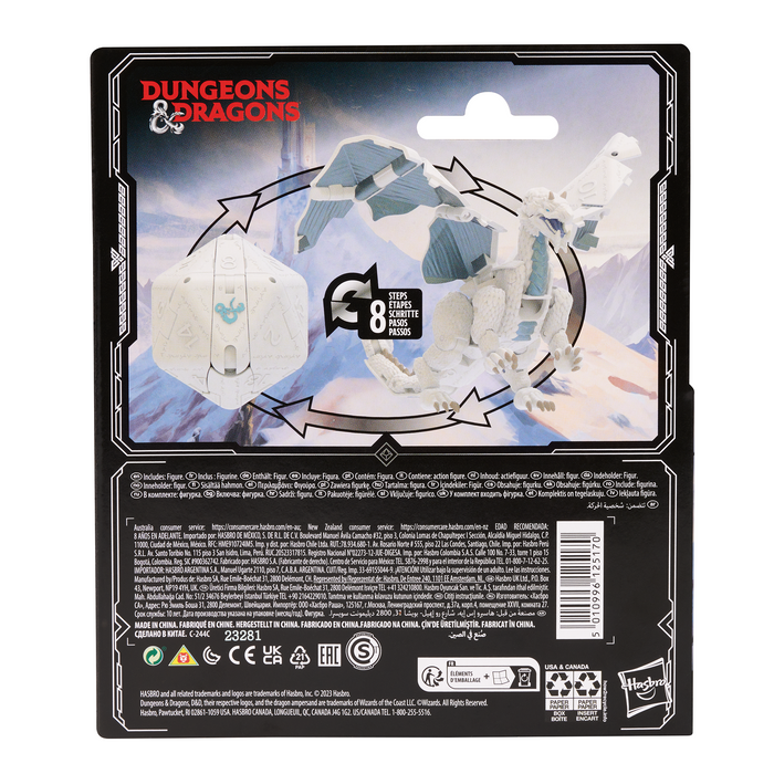 Dungeons & Dragons Dicelings White Dragon Collectible Action Figure (Preorder June 2023) - Action & Toy Figures -  Hasbro