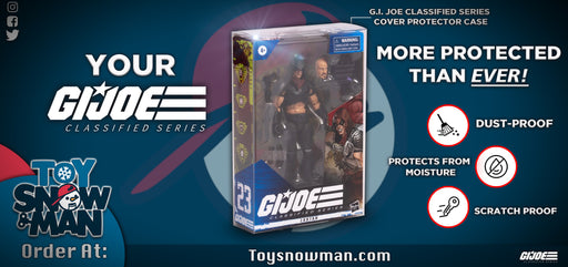 G.I. JOE CLASSIFIED SERIES 6" scale Cover Protector Case cases - accessory -  Toy Snowman