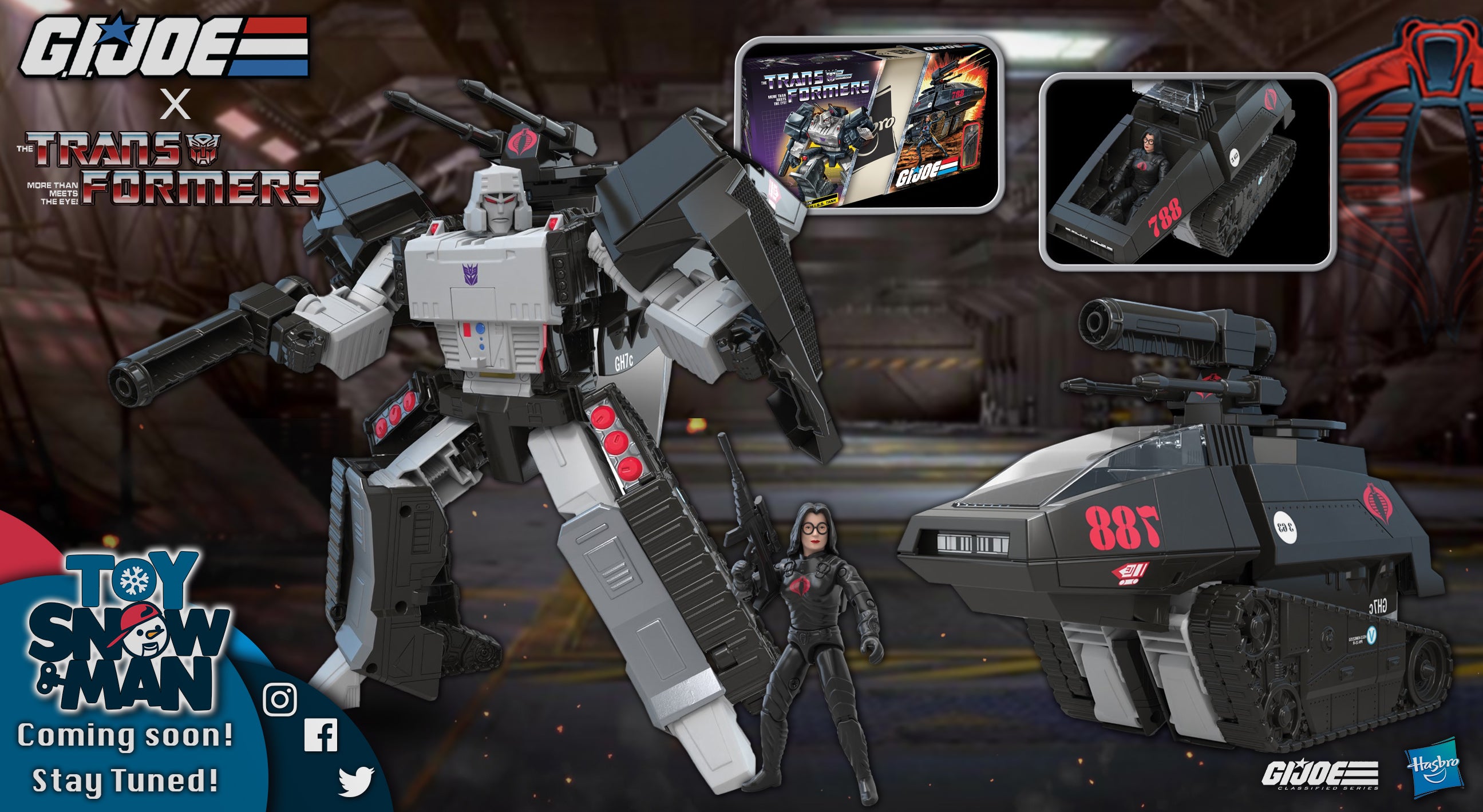 Transformers Collaborative: G.I. Joe Mash-Up, Megatron H.I.S.S. Tank And  Baroness | Toy Snowman