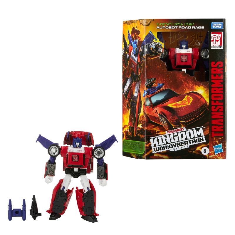 Transformers Generations War for Cybertron: Kingdom Deluxe WFC-K41 Autobot Road Rage - Exclusive - Action & Toy Figures -  Hasbro