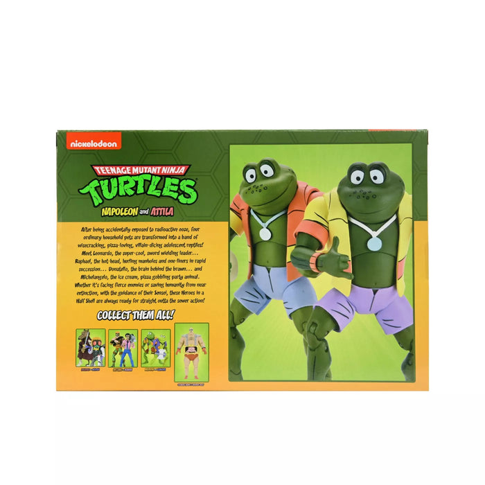 Teenage Mutant Ninja Turtles (Cartoon) - 7" Scale Action Figure - Napoleon & Atilla Frog 2 pack - Action figure -  Neca